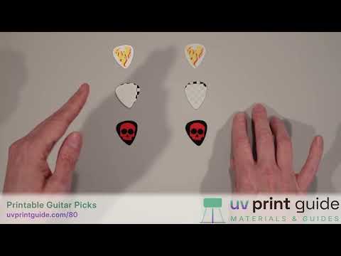 UV Printing on Guitar Picks: eufyMake E1 Review