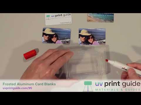UV Printing on White Aluminum Cards: eufyMake E1 Review
