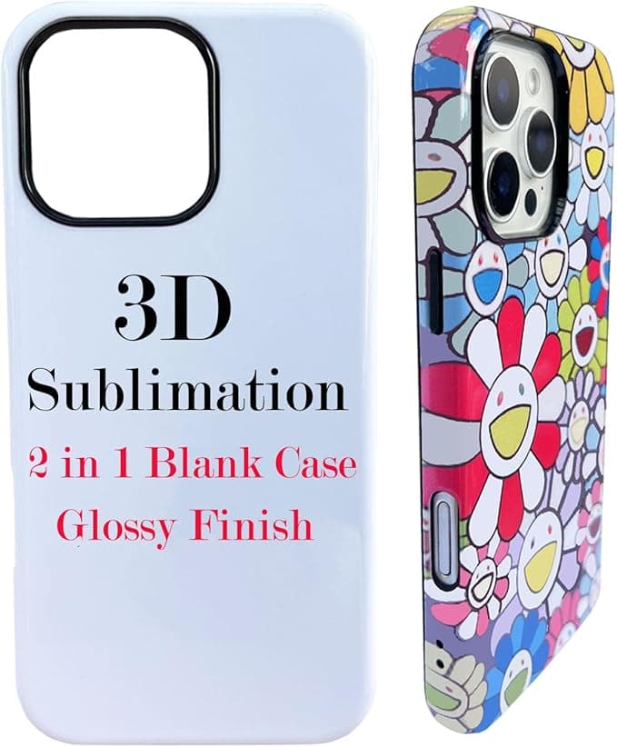 JUSTRY 3D Sublimation Film Phone Case for iPhone 16 (5-Pack)