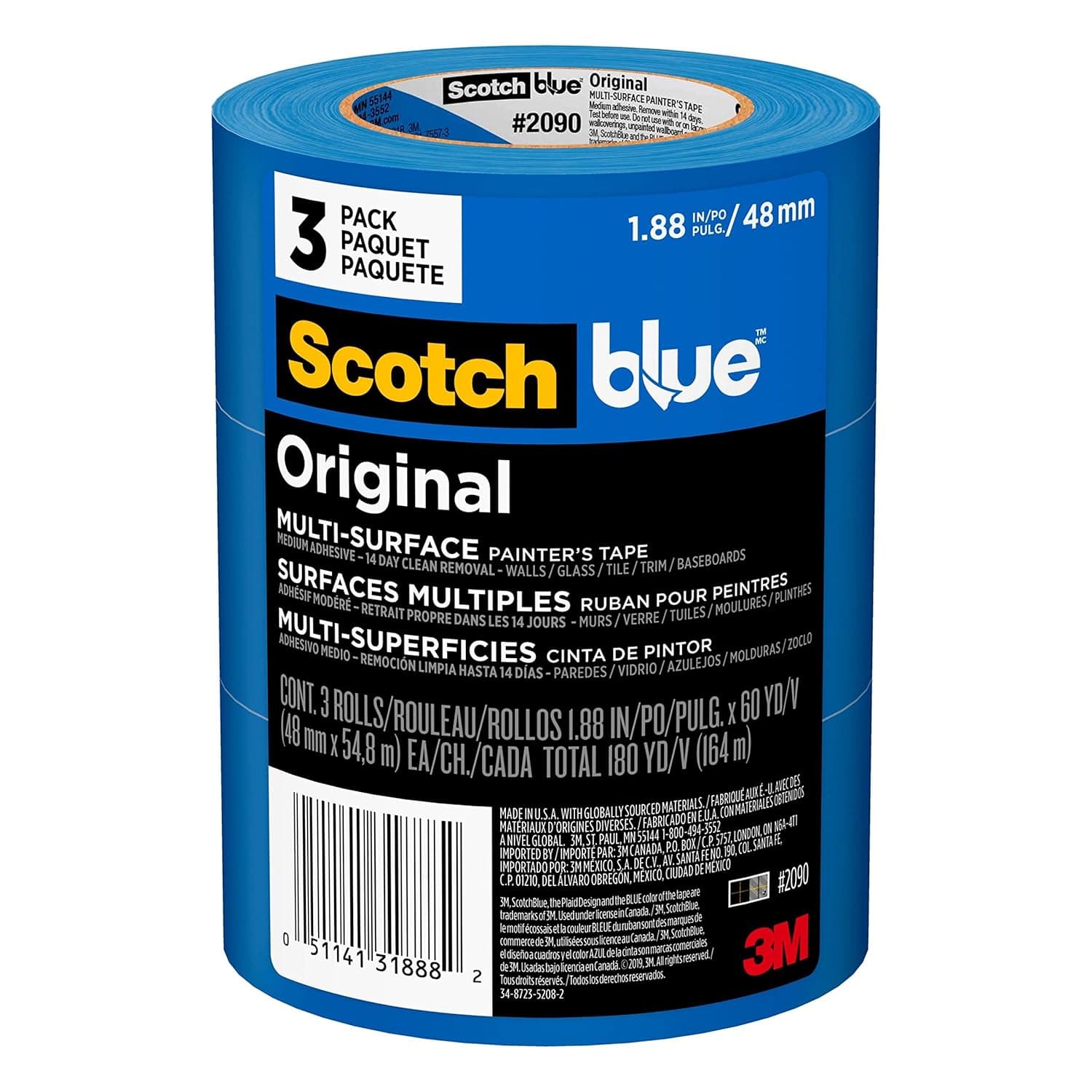 ScotchBlue Painter's Tape (2" x 60 yd)
