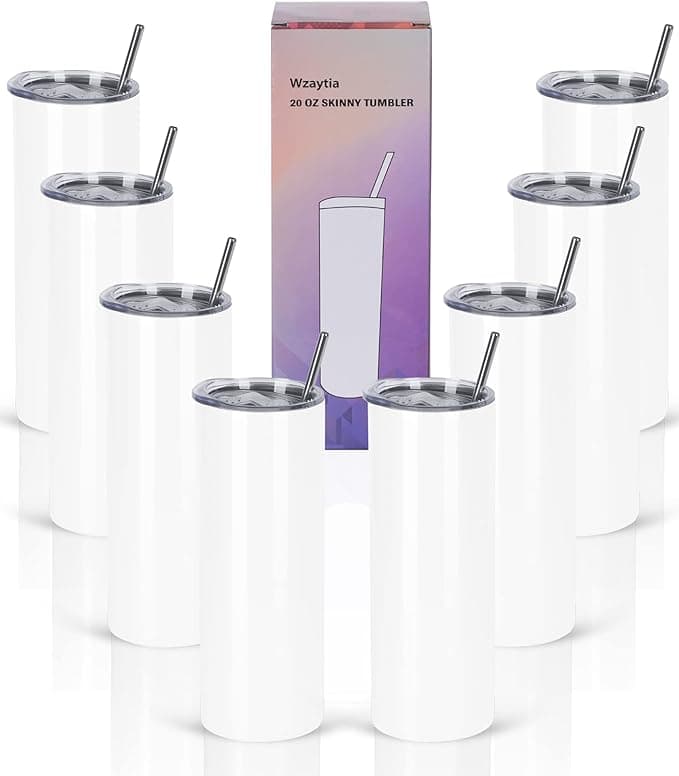 Skinny Tumbler 20oz 8-Pack with Gift Boxes